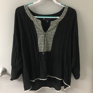 American Eagle peasant top